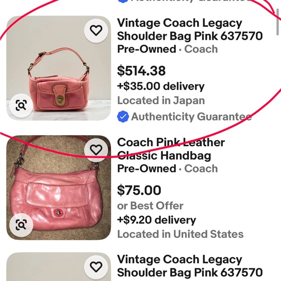 Vintage Coach Legacy Rare Excellent Condition Larger Size Shoulder bag #12854 - Picture 7 of 10